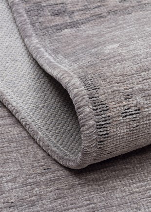 LIZA KILIM XW LIZ 05 GREY XW  Hav Toz Vermez Kaymaz Tabanlı Yıkanabilir Düz Renk Kilim