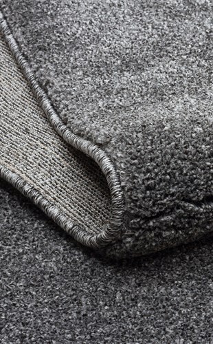 LOTTO LT PLAIN ANTRASIT  Hav Toz Vermez Modern Sade Desenli Makine Halısı