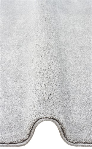 LOTTO LT PLAIN GREY  Hav Toz Vermez Modern Sade Desenli Makine Halısı