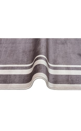 LUGANO LUG 02 ANTRASIT GREY  Art Deco Modern Bordürlü Yüksek Kalite Sık Dokuma Salon Halısı