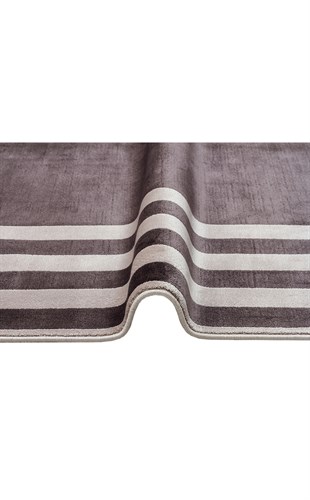 LUGANO LUG 03 ANTRASIT GREY  Art Deco Modern Bordürlü Yüksek Kalite Sık Dokuma Salon Halısı