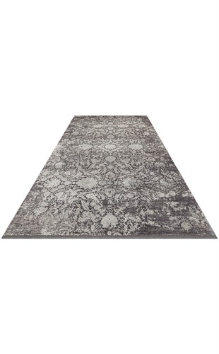 LUGANO LUG 06 ANTRASIT GREY  Art Deco Modern Yüksek Kalite Sık Dokuma Salon Halısı