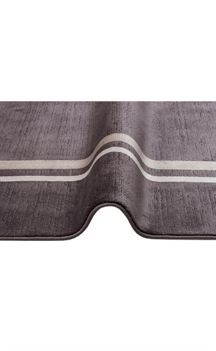 LUGANO LUG 07 ANTRASIT GREY  Art Deco Modern Bordürlü Yüksek Kalite Sık Dokuma Salon Halısı