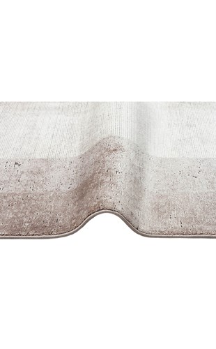 LUGANO LUG 08 BEIGE  Art Deco Modern Bordürlü Yüksek Kalite Sık Dokuma Salon Halısı