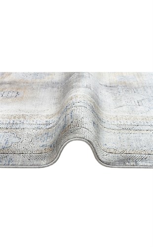 MAHAL MHL 04 ANTRASIT GOLD  Klasik Desenli Yüksek Kalite Sık Dokuma Salon Halısı