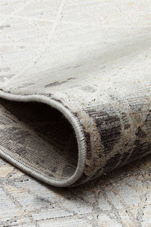 MAHAL MHL 09 GREY GOLD  Modern Desenli Yüksek Kalite Sık Dokuma Salon Halısı