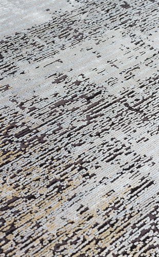 MAHAL MHL 12 GREY GOLD  Klasik Desenli Yüksek Kalite Sık Dokuma Salon Halısı