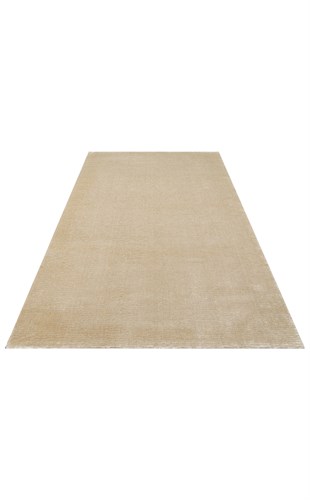 MAJESTY MJ 01 BEIGE  Düz Desenli El Emeği ile Özel Tezgahlarda Üretilen Yün Viskon Tencel Uşak Halısı