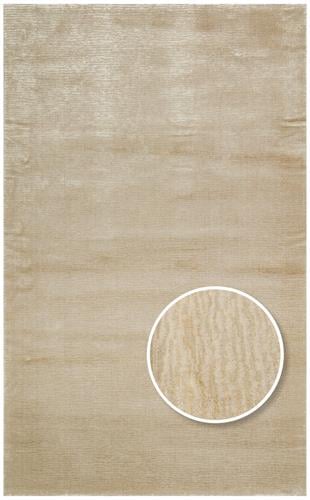 MAJESTY MJ 01 BEIGE  Düz Desenli El Emeği ile Özel Tezgahlarda Üretilen Yün Viskon Tencel Uşak Halısı