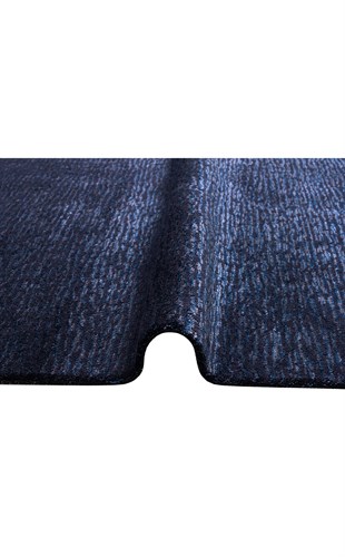 MAJESTY MJ 01 D.NAVY  Düz Desenli El Emeği ile Özel Tezgahlarda Üretilen Yün Viskon Tencel Uşak Halısı