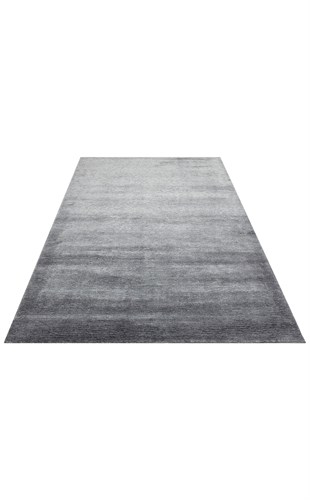 MAJESTY MJ 01 GREY  Düz Desenli El Emeği ile Özel Tezgahlarda Üretilen Yün Viskon Tencel Uşak Halısı