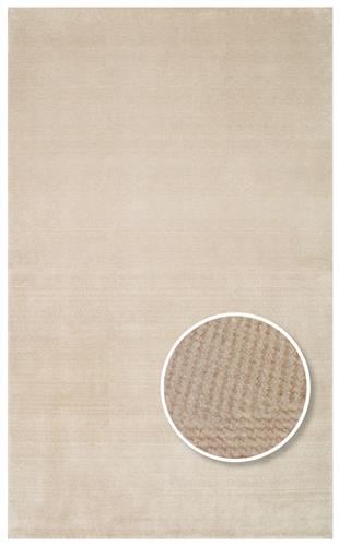 MAJESTY MJ 04 BEIGE  Düz Desenli El Emeği ile Özel Tezgahlarda Üretilen Yün Viskon Tencel Uşak Halısı