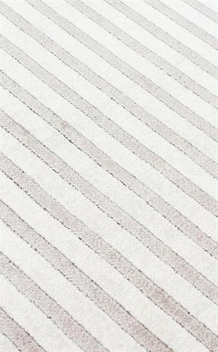 MERANO MRN 03 CREAM GREY  Geometrik Desenli Yüksek Kalite Sık Dokuma Salon Halısı