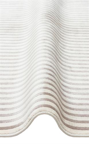 MERANO MRN 03 CREAM GREY  Geometrik Desenli Yüksek Kalite Sık Dokuma Salon Halısı