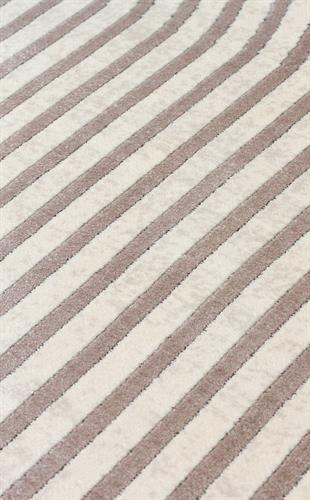 MERANO MRN 03 CREAM GREY  Geometrik Desenli Yüksek Kalite Sık Dokuma Salon Halısı