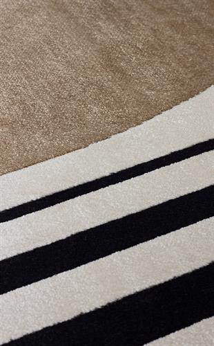 MERANO MRN 05 CREAM GOLD  Geometrik Desenli Yüksek Kalite Sık Dokuma Salon Halısı