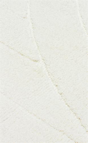 MISSORI MSR 01 WHITE  Hav Toz Vermez Sade Desenli Yumuşak Dokulu Modern Makine Halısı