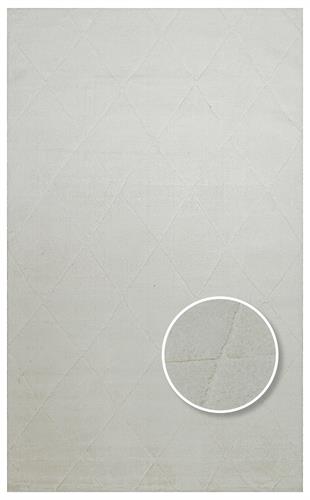 MISSORI MSR 03 WHITE  Hav Toz Vermez Sade Desenli Yumuşak Dokulu Modern Makine Halısı