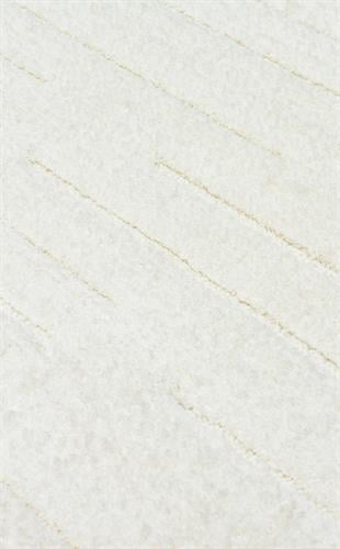 MISSORI MSR 05 WHITE  Hav Toz Vermez Sade Desenli Yumuşak Dokulu Modern Makine Halısı