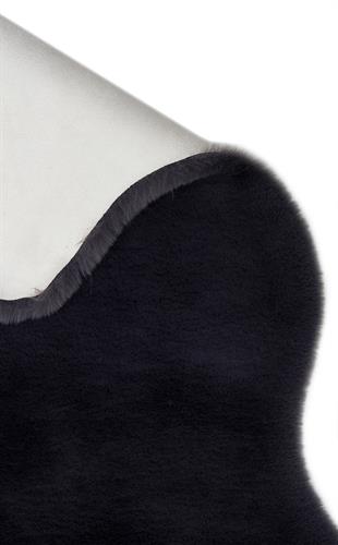 MOLLIS NEW MLS ANTRASIT SINGLE N  Yumuşak Dokulu Uzun Tüylü Yıkanabilir Tavşan Postu