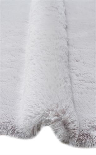 MOLLIS NEW MLS SILVER DOUBLE N  Yumuşak Dokulu Uzun Tüylü Yıkanabilir Tavşan Postu