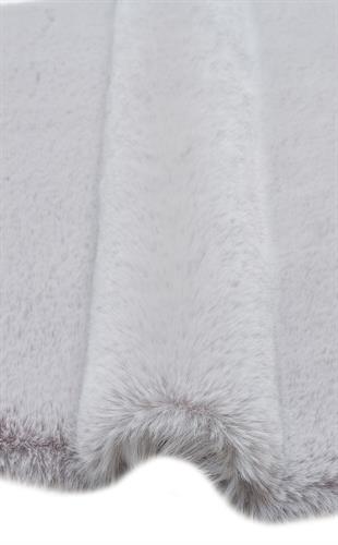 MOLLIS NEW MLS SILVER SINGLE N  Yumuşak Dokulu Uzun Tüylü Yıkanabilir Tavşan Postu