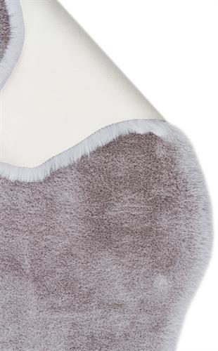 MOLLIS NEW MLS SILVER SINGLE N  Yumuşak Dokulu Uzun Tüylü Yıkanabilir Tavşan Postu