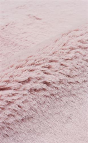MOLLIS THROW MLS THROW POWDER  Yumuşak Dokulu Uzun Tüylü Yıkanabilir Tavşan Postu