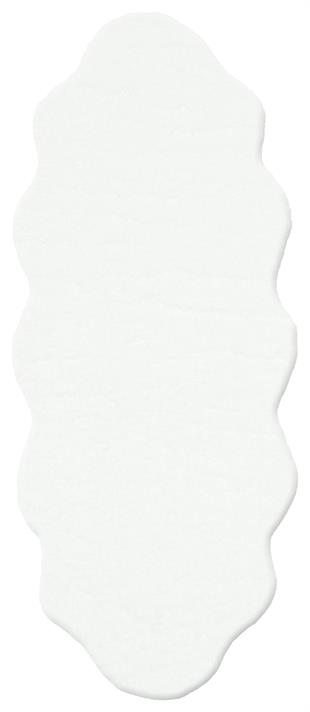 MOLLIS NEW MLS WHITE DOUBLE N  Yumuşak Dokulu Uzun Tüylü Yıkanabilir Tavşan Postu