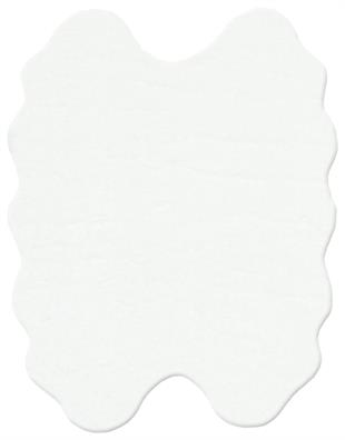 MOLLIS NEW MLS WHITE QUARD N  Yumuşak Dokulu Uzun Tüylü Yıkanabilir Tavşan Postu