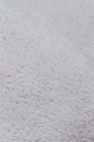 MOLLIS PLAIN MLS PLAIN QUARD GREY  Yumuşak Tuşeli Yıkanabilir Kaymaz Tabanlı Suni Kürk