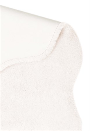 MOLLIS PLAIN MLS PLAIN QUARD L.BEIGE  Yumuşak Tuşeli Yıkanabilir Kaymaz Tabanlı Suni Kürk