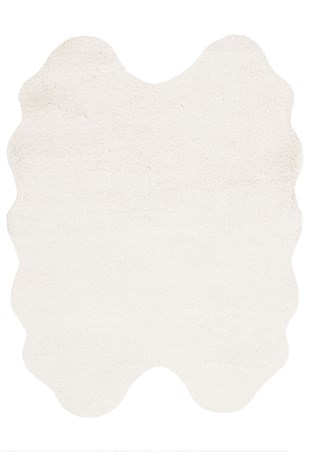 MOLLIS PLAIN MLS PLAIN QUARD L.BEIGE  Yumuşak Tuşeli Yıkanabilir Kaymaz Tabanlı Suni Kürk