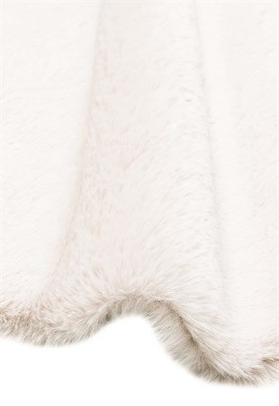 MOLLIS PLAIN MLS PLAIN QUARD L.BEIGE  Yumuşak Tuşeli Yıkanabilir Kaymaz Tabanlı Suni Kürk