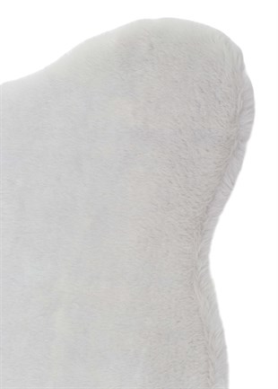 MOLLIS PLAIN MLS PLAIN SINGLE GREY  Yumuşak Tuşeli Yıkanabilir Kaymaz Tabanlı Suni Kürk