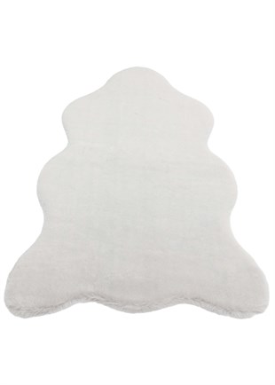 MOLLIS PLAIN MLS PLAIN SINGLE GREY  Yumuşak Tuşeli Yıkanabilir Kaymaz Tabanlı Suni Kürk