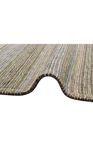 MONACO EASYLIFE MN 08 GREEN XW E.LIFE  Leke Tutmaz Hav Toz Vermez Nano Teknoloji Yıkanabilir Modern Desenli İnce Dokuma Halı