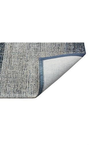 MONACO EASYLIFE MN 09 NAVY XW E.LIFE  Leke Tutmaz Hav Toz Vermez Nano Teknoloji Yıkanabilir Modern Desenli İnce Dokuma Halı