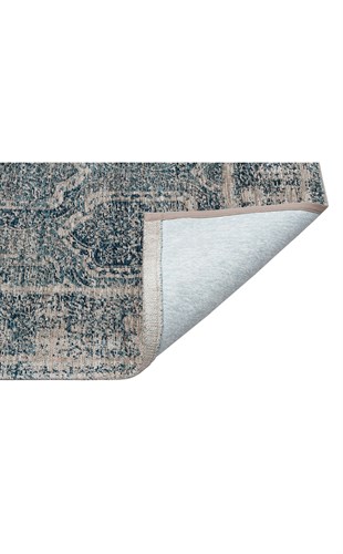 MONACO MN 03 MARINE XW  Hav Toz Vermez Yıkanabilir Modern Desenli Kaymaz İnce Dokuma Halı