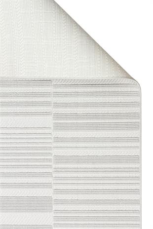 MONO LOOP MNO LOOP 01 GREY  Bukleli Sisal Dokuma Yıkanabilir Hav Vermez Kaymaz Tabanlı Kolay Temizlenebilir Makine Halısı