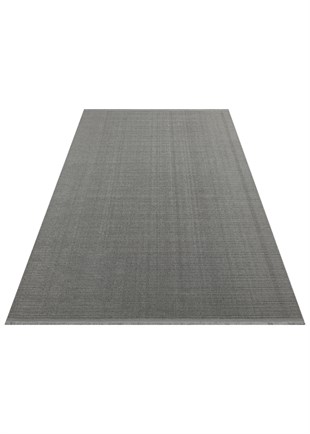 MONO LOOP XW MNO LOOP 03 ANTRASIT XW  Bukleli Sisal Dokuma Yıkanabilir Hav Vermez Kaymaz Tabanlı Kolay Temizlenebilir Makine Halısı