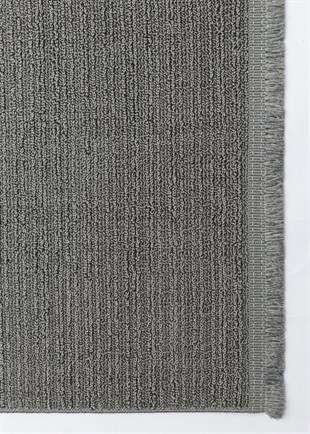 MONO LOOP XW MNO LOOP 03 ANTRASIT XW  Bukleli Sisal Dokuma Yıkanabilir Hav Vermez Kaymaz Tabanlı Kolay Temizlenebilir Makine Halısı
