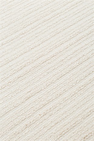 MONO LOOP XW MNO LOOP 03 WHITE XW  Bukleli Sisal Dokuma Yıkanabilir Hav Vermez Kaymaz Tabanlı Kolay Temizlenebilir Makine Halısı