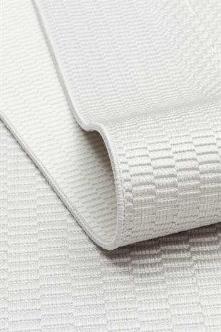 MONO LUX MNO LUX 01 GREY  Kaymaz Tabanlı Modern Desenlere Sahip İnce Halı