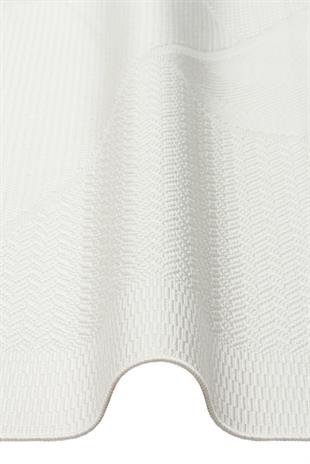 MONO LUX MNO LUX 01 WHITE  Kaymaz Tabanlı Modern Desenlere Sahip İnce Halı