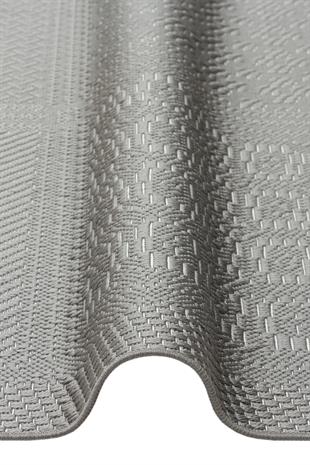 MONO LUX MNO LUX 02 ANTRASIT  Kaymaz Tabanlı Modern Desenlere Sahip İnce Halı