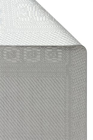 MONO LUX MNO LUX 02 ANTRASIT  Kaymaz Tabanlı Modern Desenlere Sahip İnce Halı