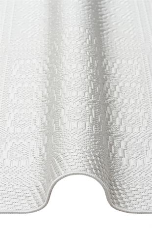 MONO LUX MNO LUX 02 GREY  Kaymaz Tabanlı Modern Desenlere Sahip İnce Halı