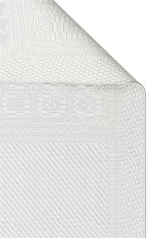 MONO LUX MNO LUX 02 GREY  Kaymaz Tabanlı Modern Desenlere Sahip İnce Halı