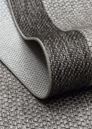 MONO MNO 05 ANTRASIT BLACK  Hav Toz Vermez Kaymaz Tabanlı İnce Halı